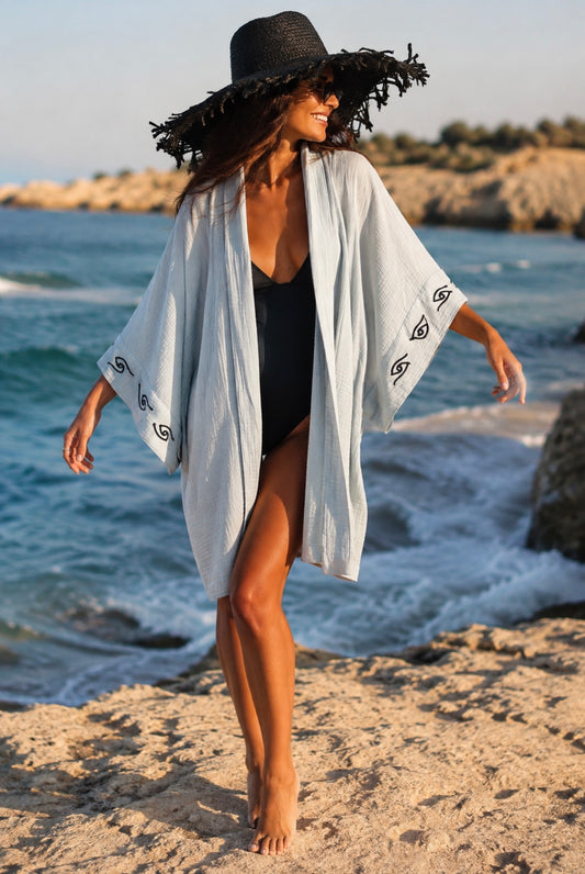 THIRD EYE KIMONO-GRİ