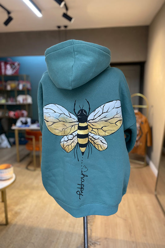 Look Project - Sage Bee Happy Hoodie