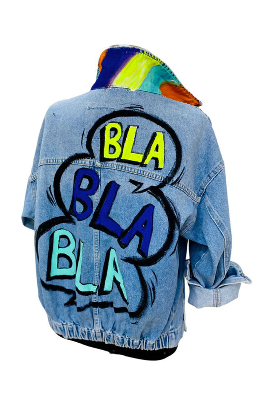 Look Project - Bla Bla Bla Denim Gömlek