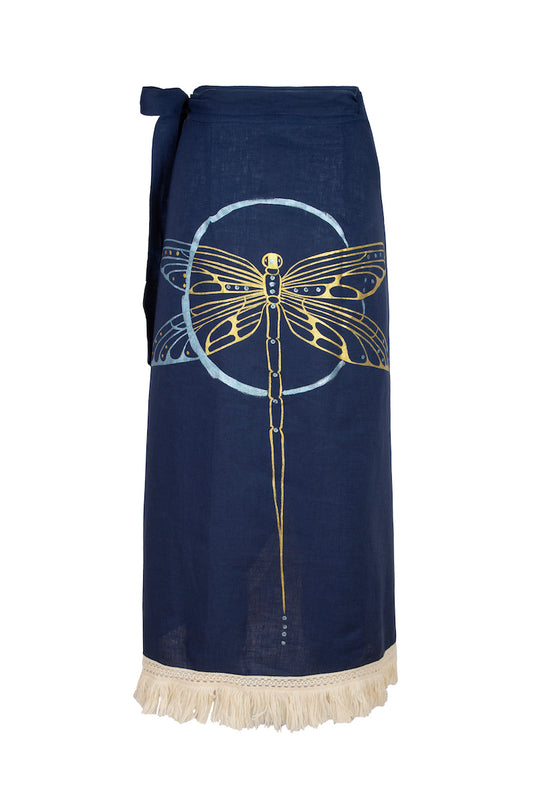 Dragonfly Pareo - Indigo