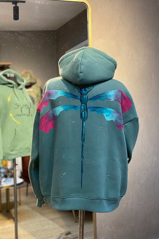 Look Project - Sage Dragonfly Hoodie