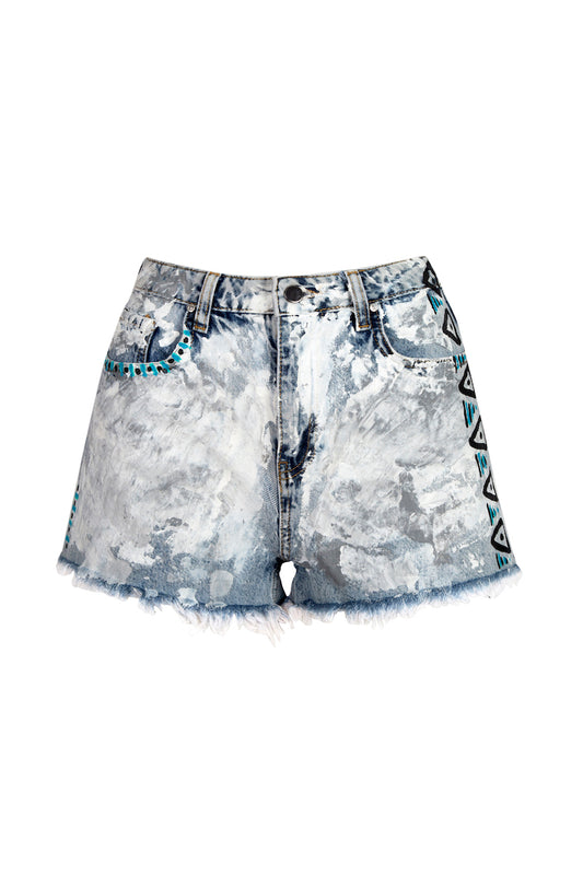 Ethnical Vibes Shorts - Blue