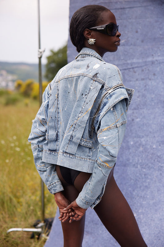 Eveline Denim Jacket - Blue
