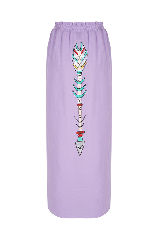 Follow Your Arrow Pareo Skirt - Purple
