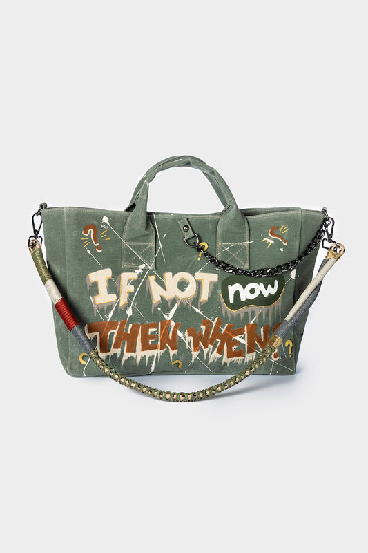 Look Project - Haki If Not Now City Bag