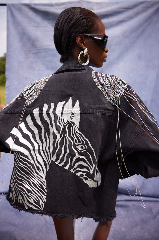 Zai Denim Jacket - Black