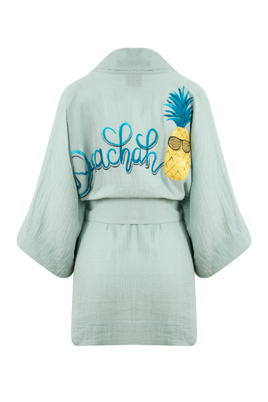 Beachaholic Kimono - Mint