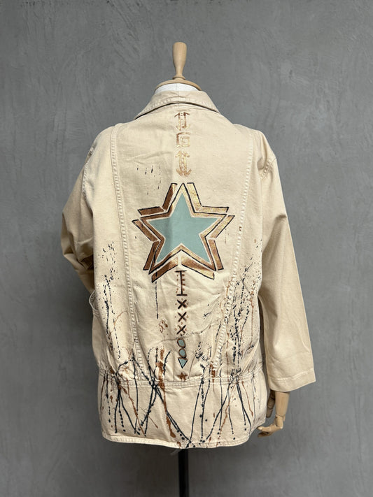 Denim Jacket 03-Ecru
