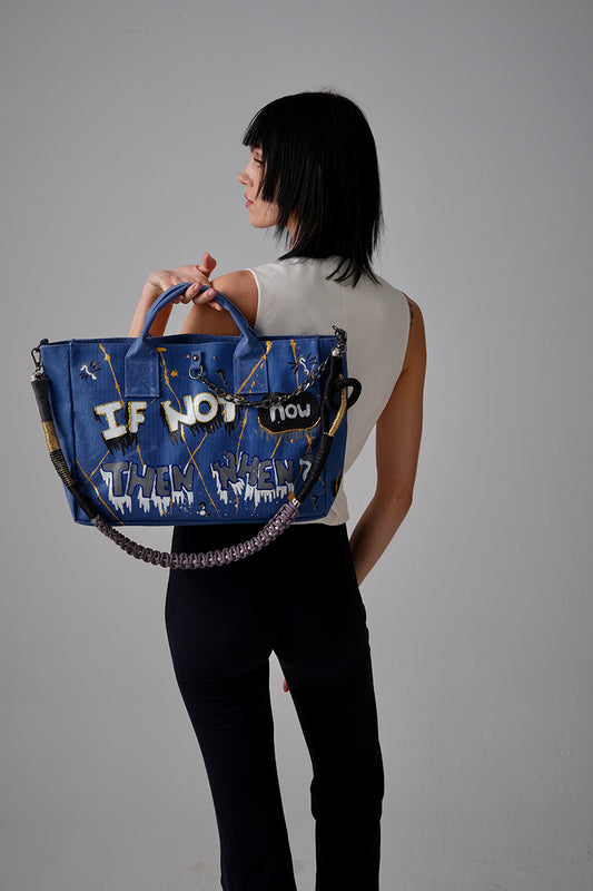 If Not Now Then When City Bag - Navy