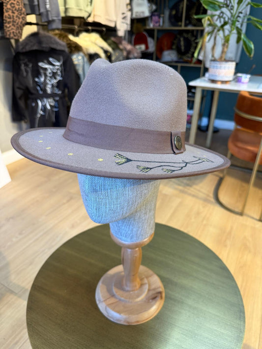 Felt Fedora Hat 12-Camel