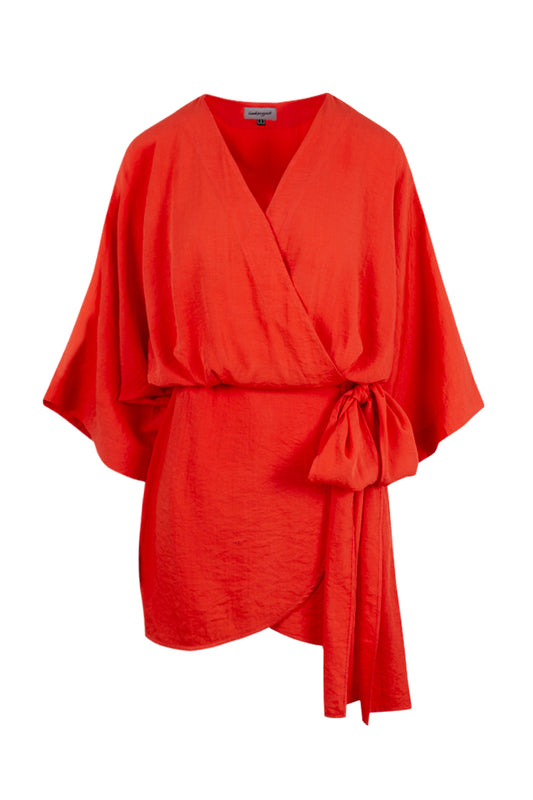 Letisya Dress - Pomegranate Flower