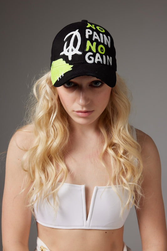 No Pain No Gain Hat - Black