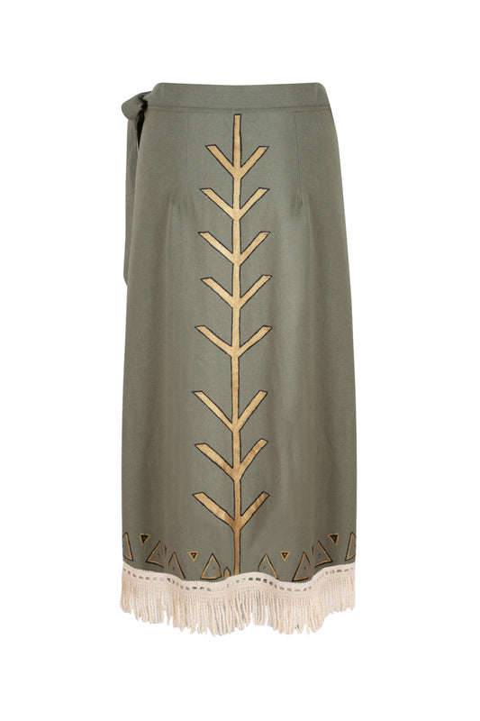 Straight Pareo - Khaki