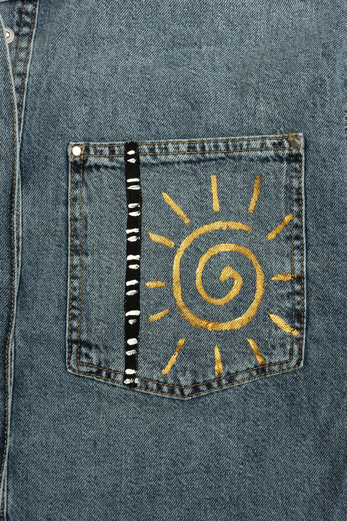 Look Project - Afrian Tribe Denim Ceket