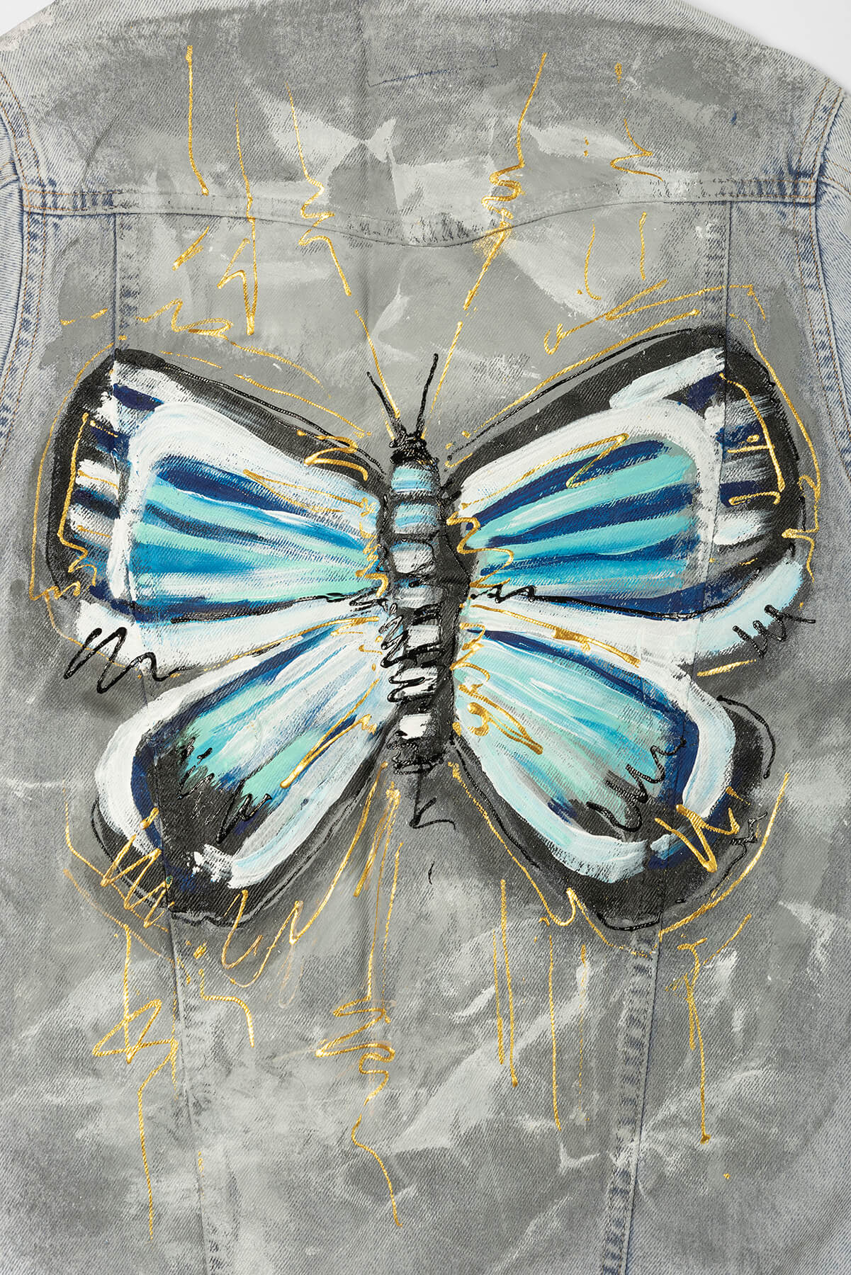 Look Project - Bella the Butterfly Denim Ceket