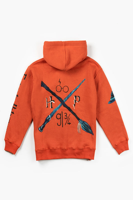 Harry Potter Hand-Painted Kids' Hoodie - Ginger