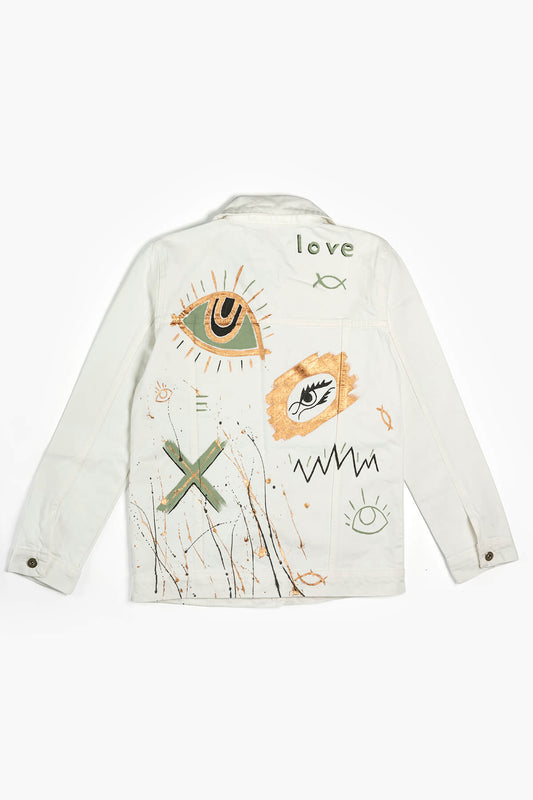 Look Project - Gold Love at First Sight Denim Ceket