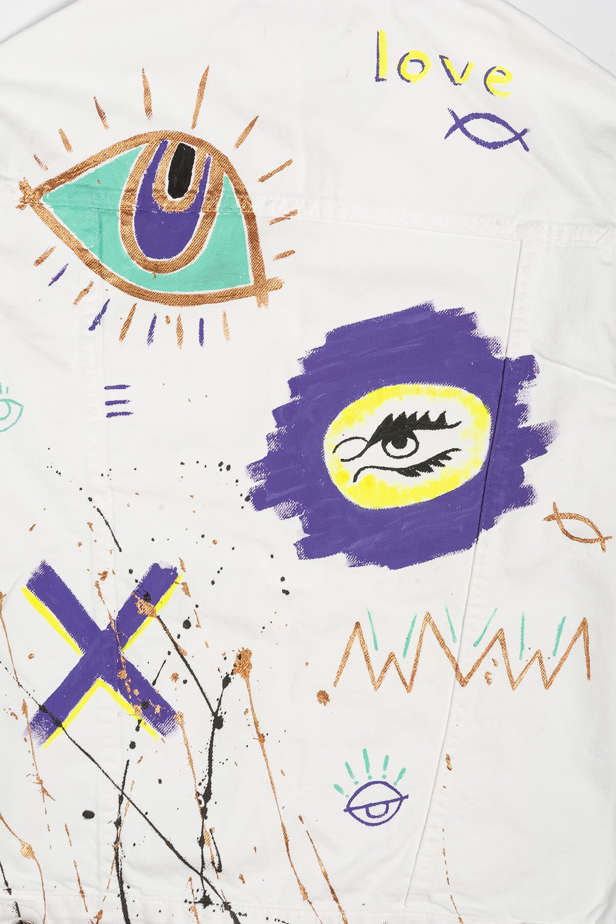 Look Project - Neon Love at First Sight Denim Ceket
