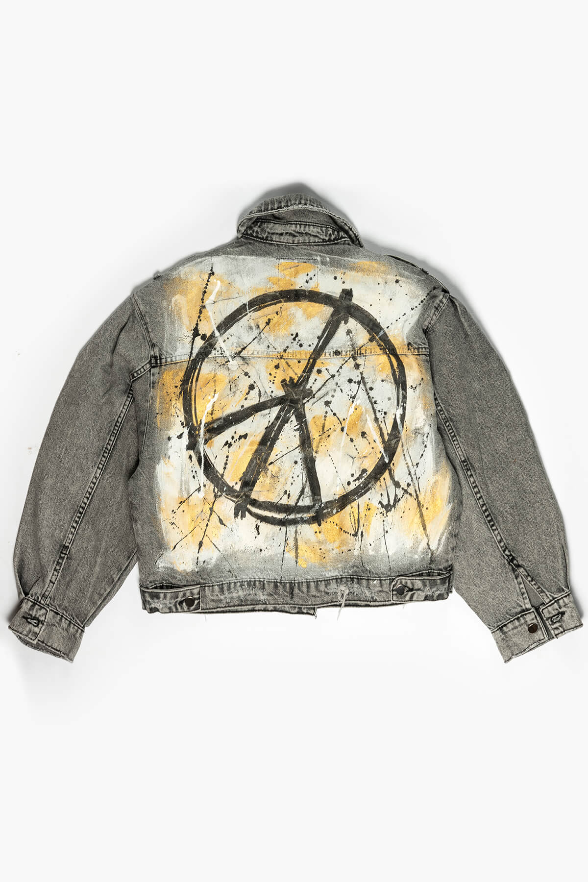 Look Project - Peace Gri Denim Bomber
