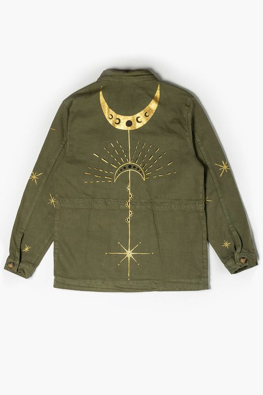 Look Project - Tribe Haki Kanvas Ceket