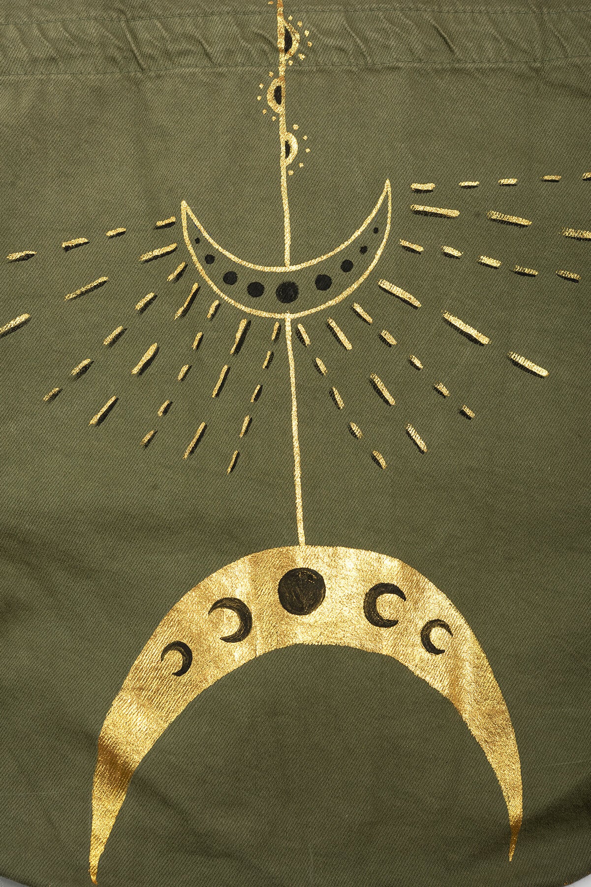 Look Project - Tribe Haki Kanvas Ceket