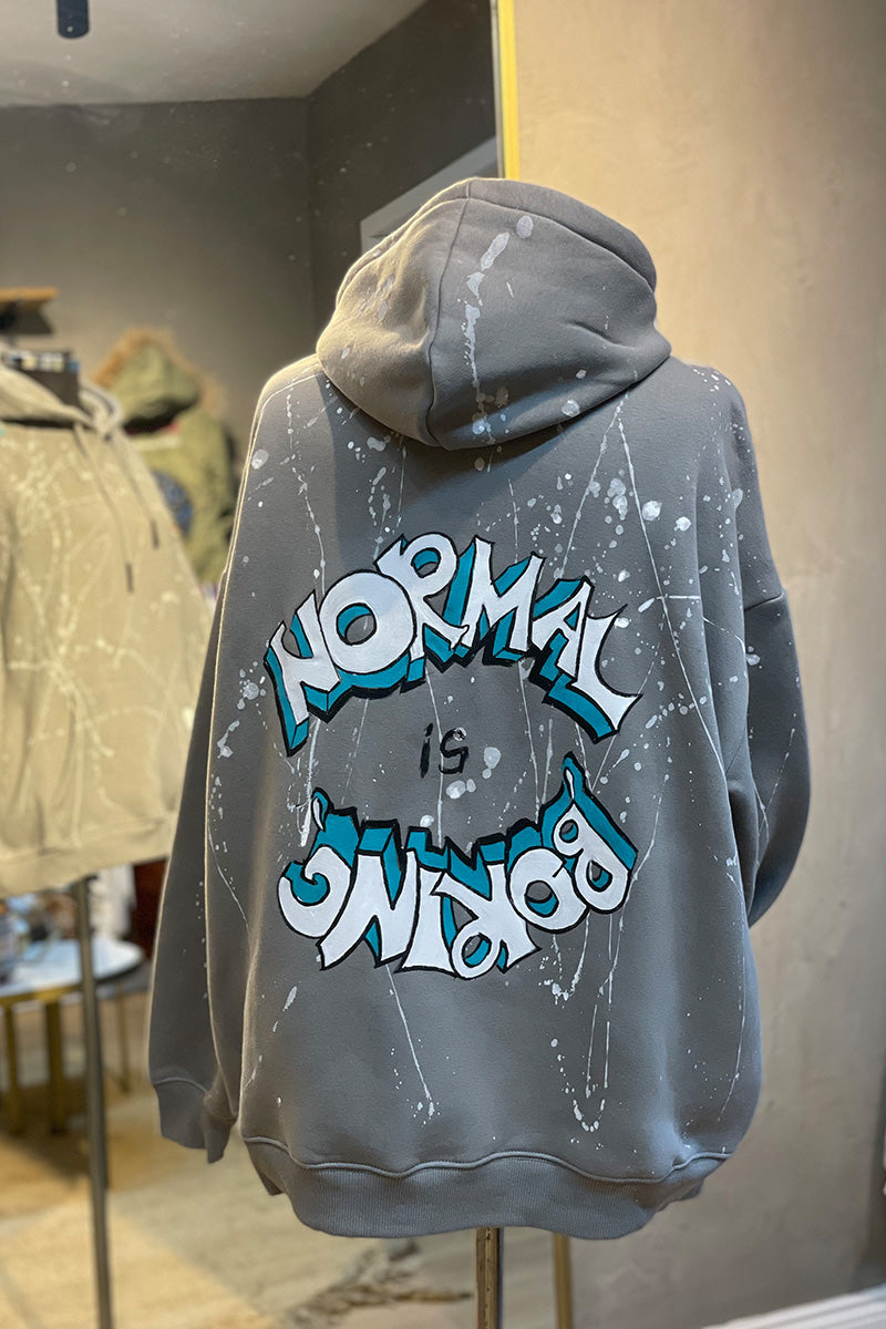 Look Project - Gri Abnormal Hoodie