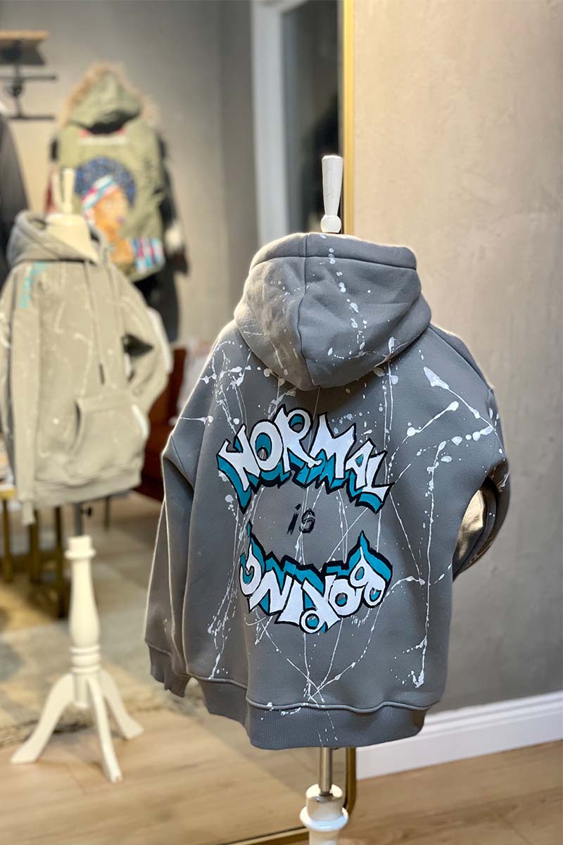 Look Project - Grey Abnormal Kids Çocuk Hoodie-56