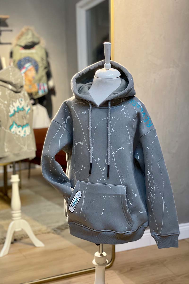 Look Project - Grey Abnormal Kids Çocuk Hoodie