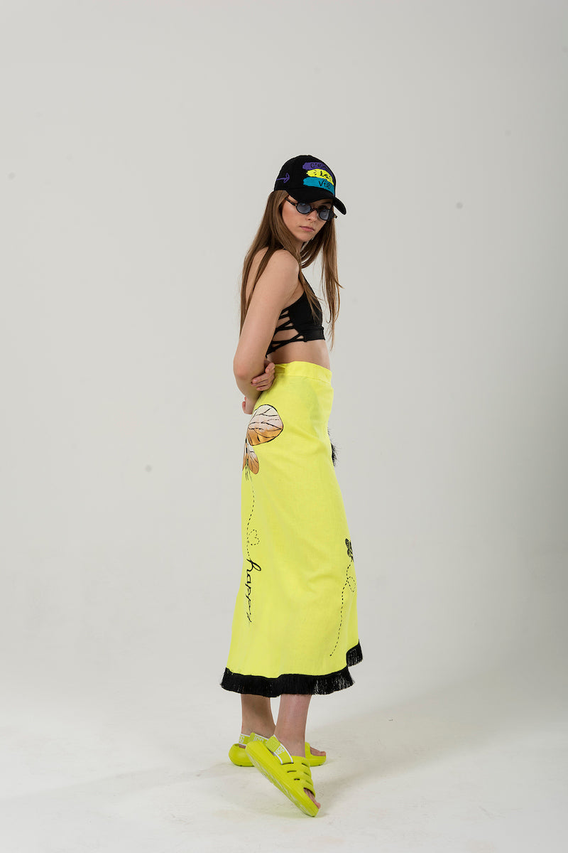 Look Project - Bee Happy Neon Pareo