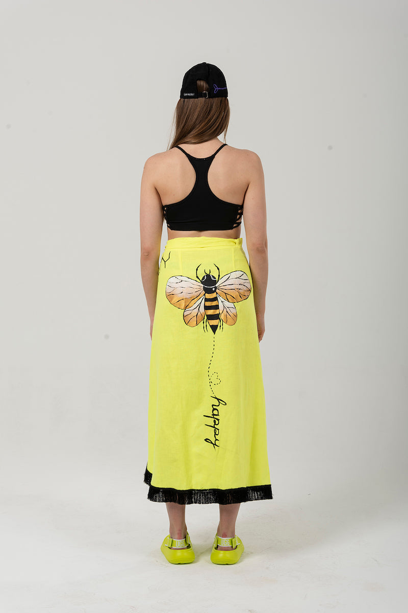 Look Project - Bee Happy Neon Pareo