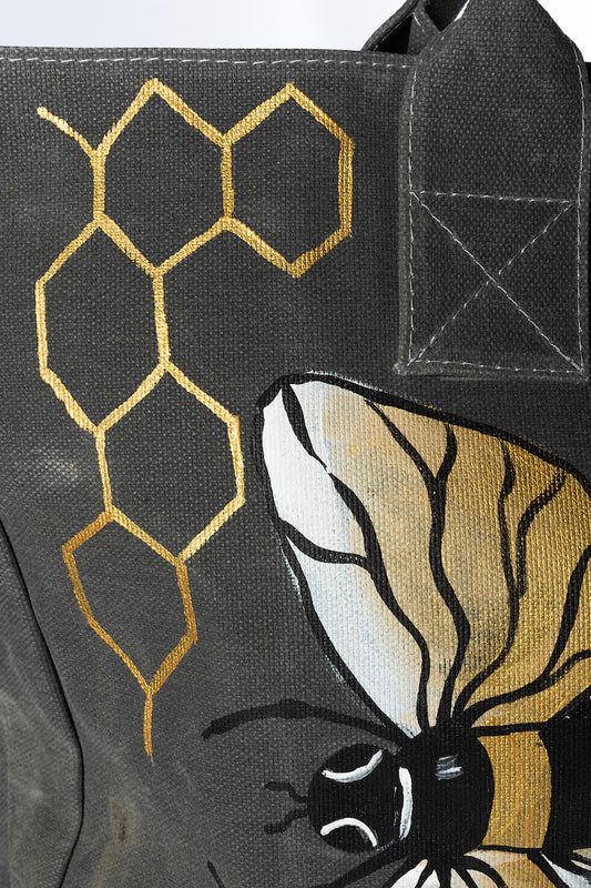 Look Project - Antrasit Beloo the Bee Plaj Çantası