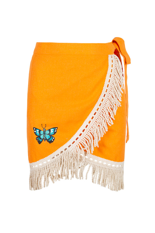 Betty The Butterfly Pareo - Orange