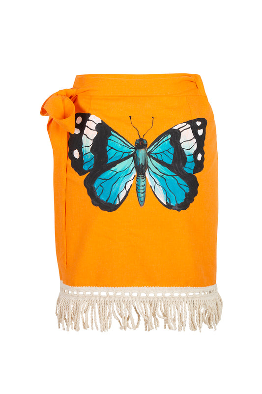Betty The Butterfly Pareo - Orange