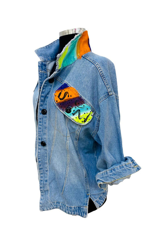 Look Project - Bla Bla Bla Denim Gömlek