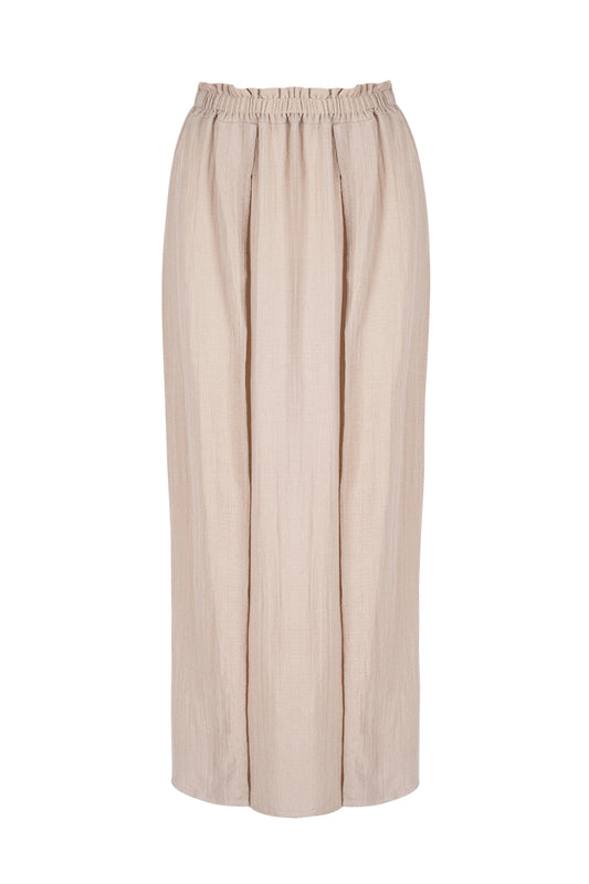 Boho Pareo Skirt - Beige