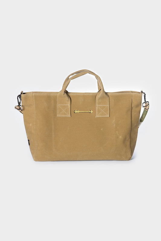 Look Project - Camel Butterfly City Bag