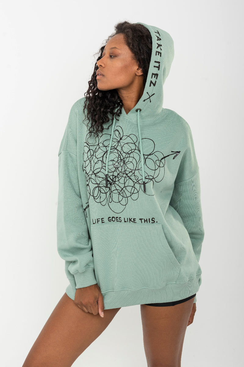 Look Project - Chaos - Hand Painted Hoodie