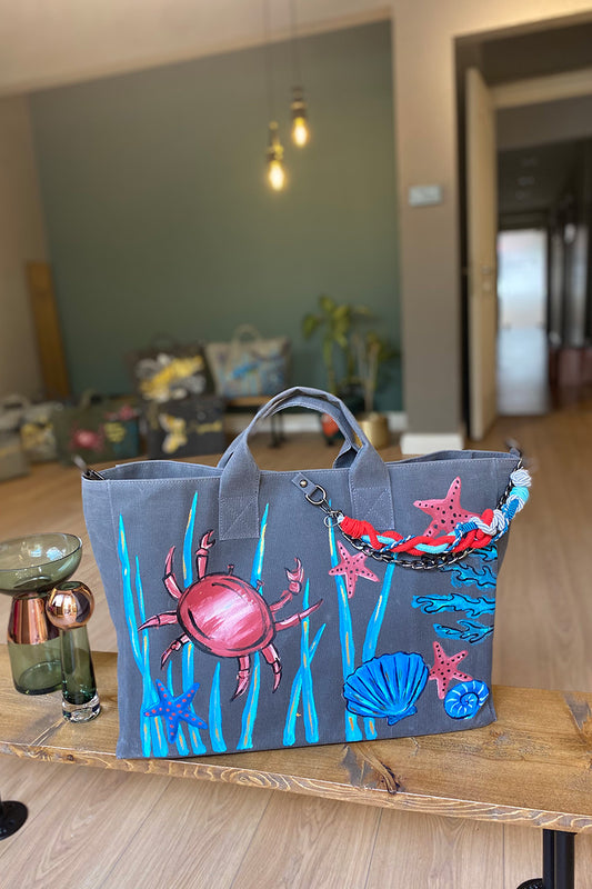 Look Project - Chole the Crab Haki Çanta