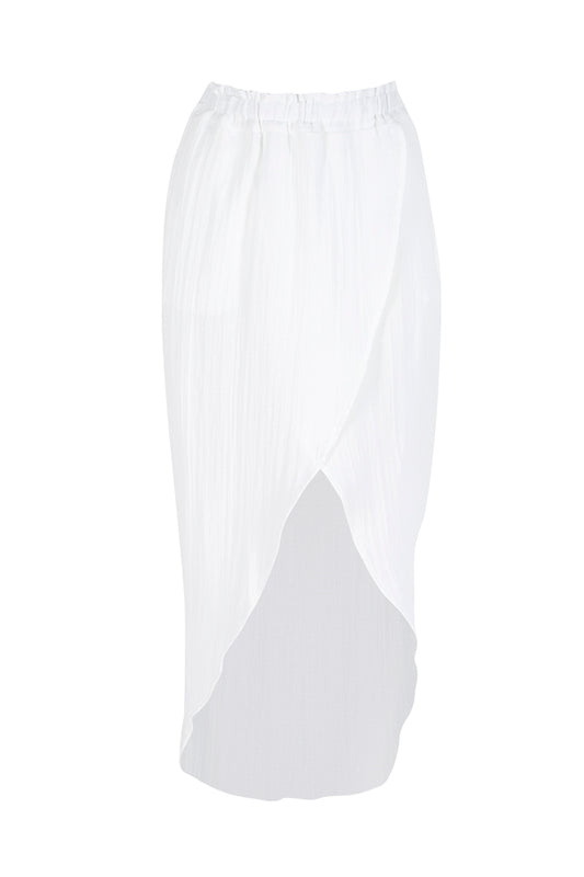 Crop Skirt - White