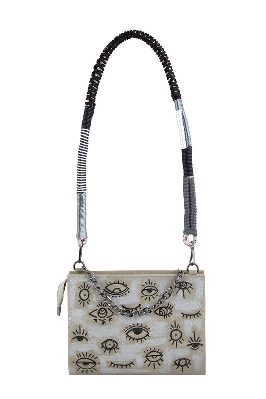 Don't Look at Me Mini Bag - Sand Color