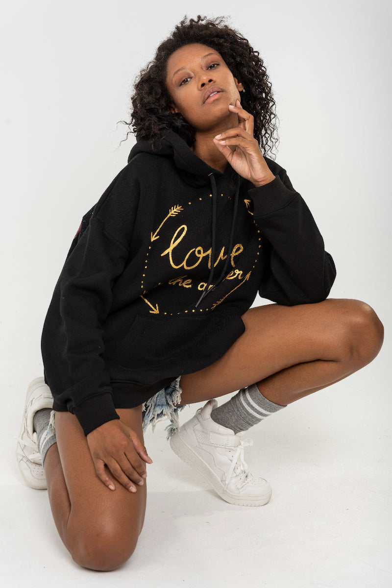 Look Project - Dragonfly - Hand Painted Hoodie