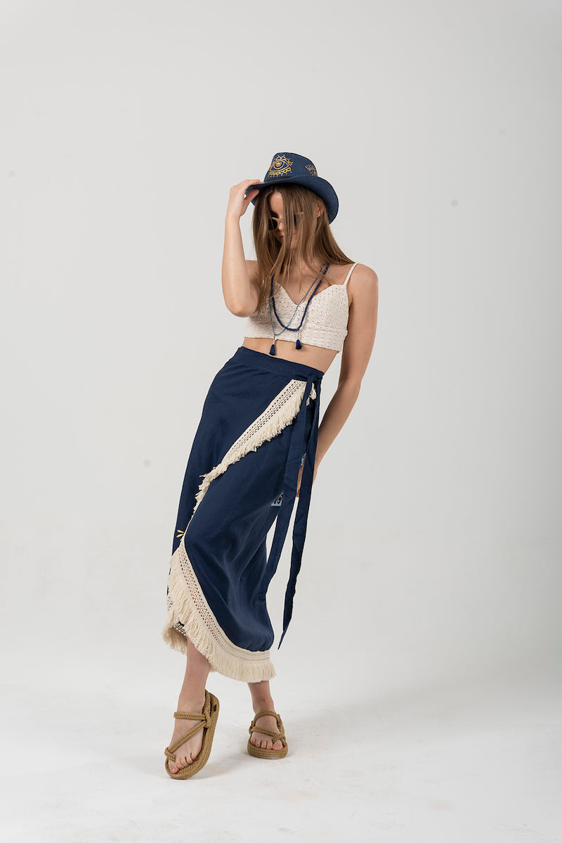 Look Project - Dragonfly Navy Pareo