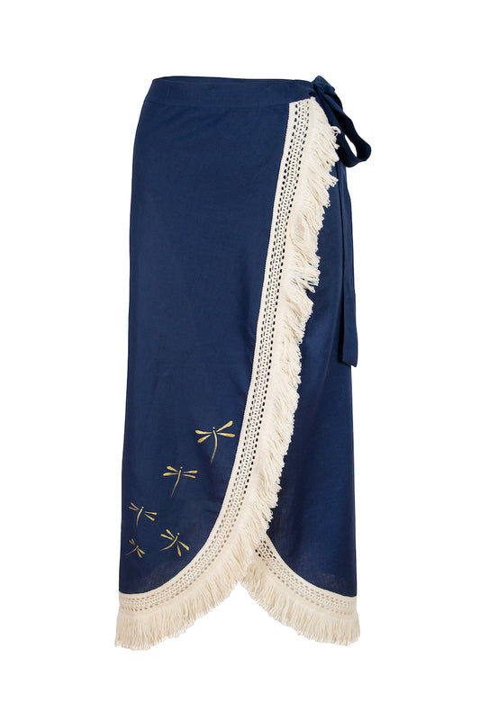 Dragonfly Pareo - Indigo