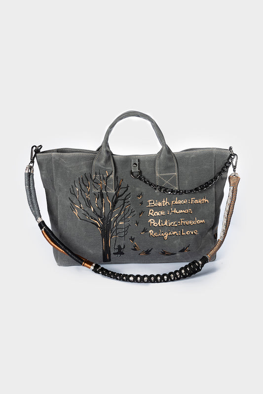 Look Project - Antrasit Earth Mother City Bag