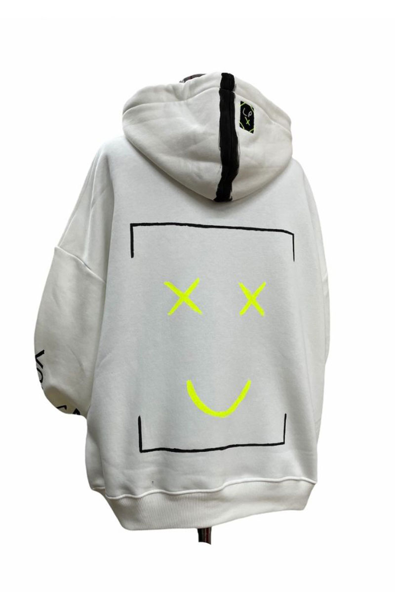 Lookproject - Emoji - El Boyaması Hoodie