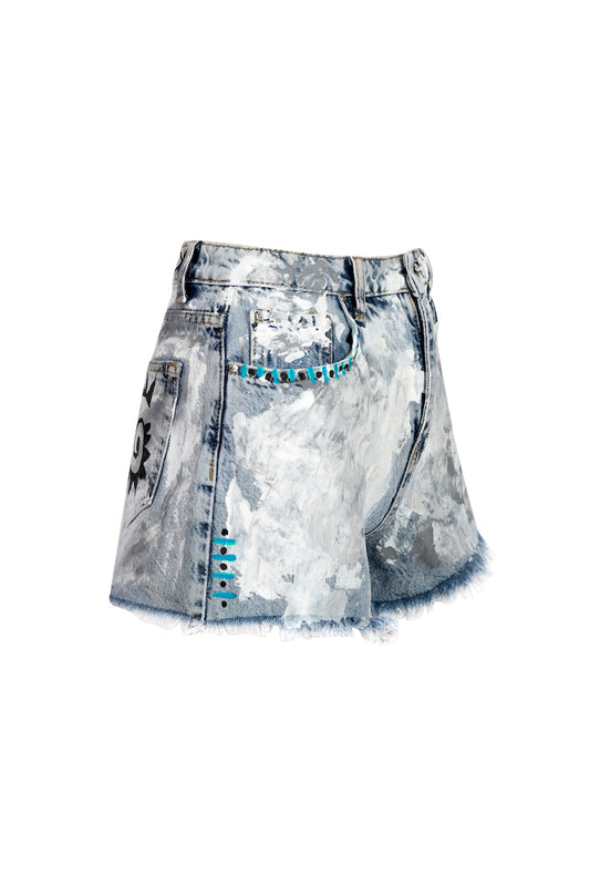 Ethnical Vibes Shorts - Blue