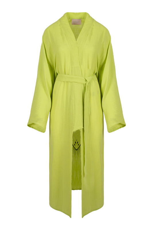 Every Summer Has a Story Kimono - Neon