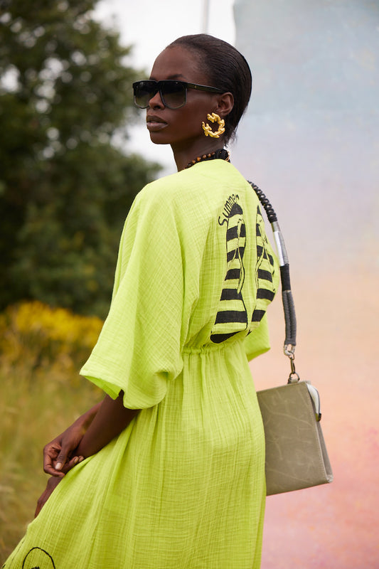 Summer Feeling Kimono - Neon