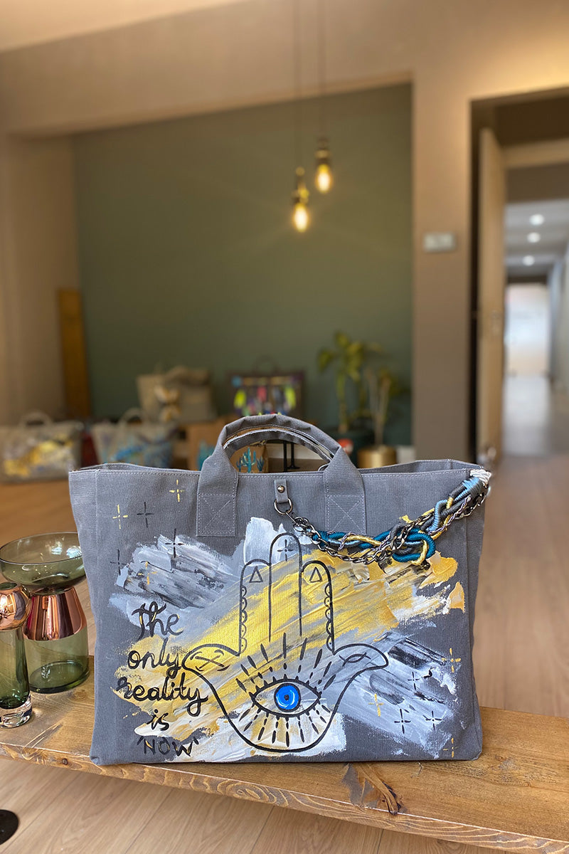 Look Project - Hamsa Antrasit Çanta