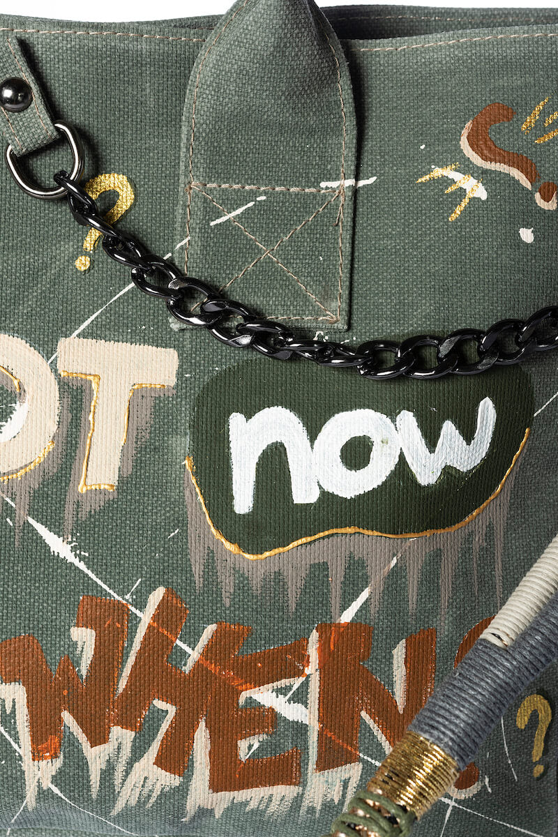 Look Project - Haki If Not Now City Bag